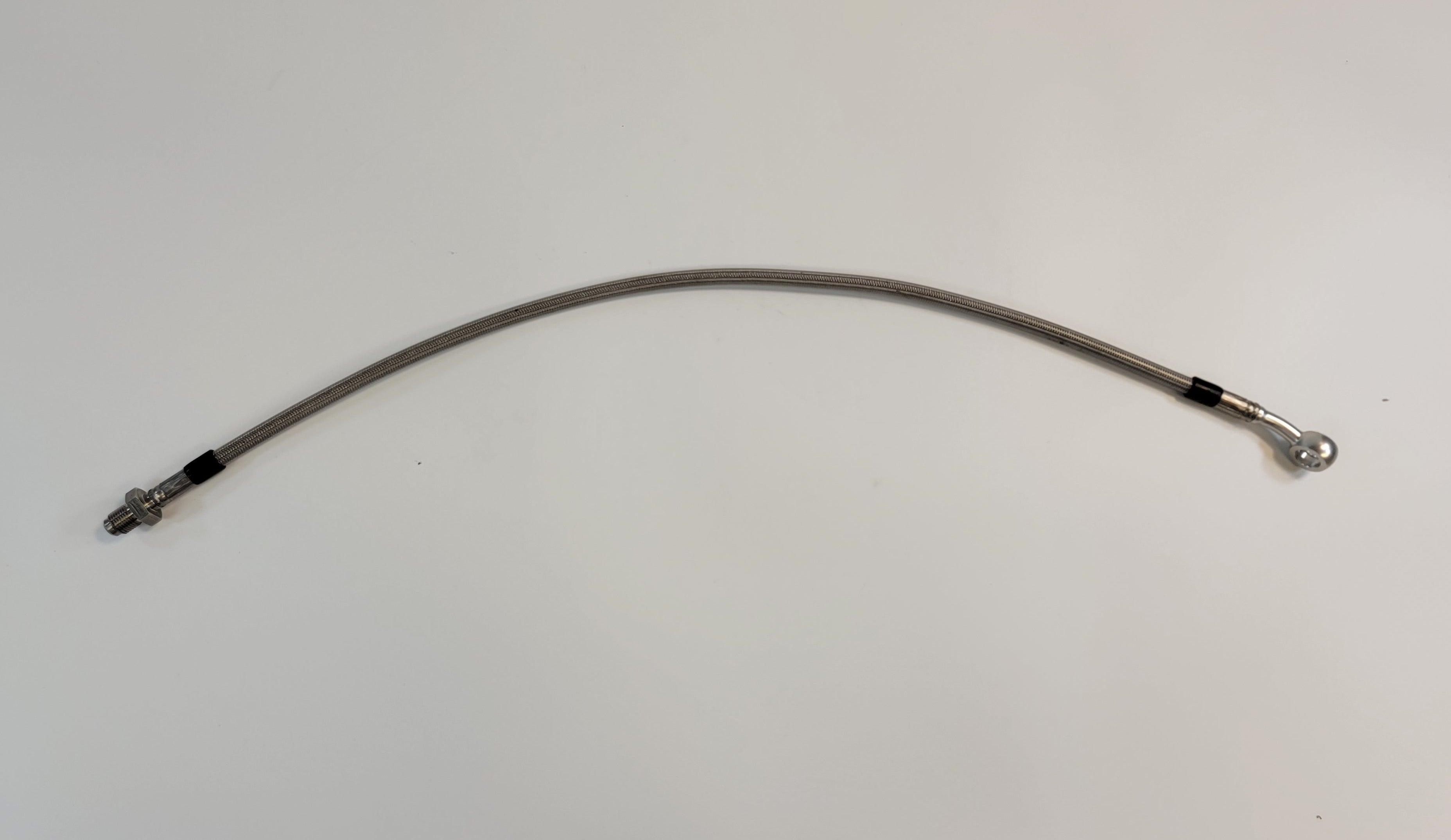 Moto Guzzi Spiegler Stainless Steel Braided Brake Line 20.5" Crusty Cycle