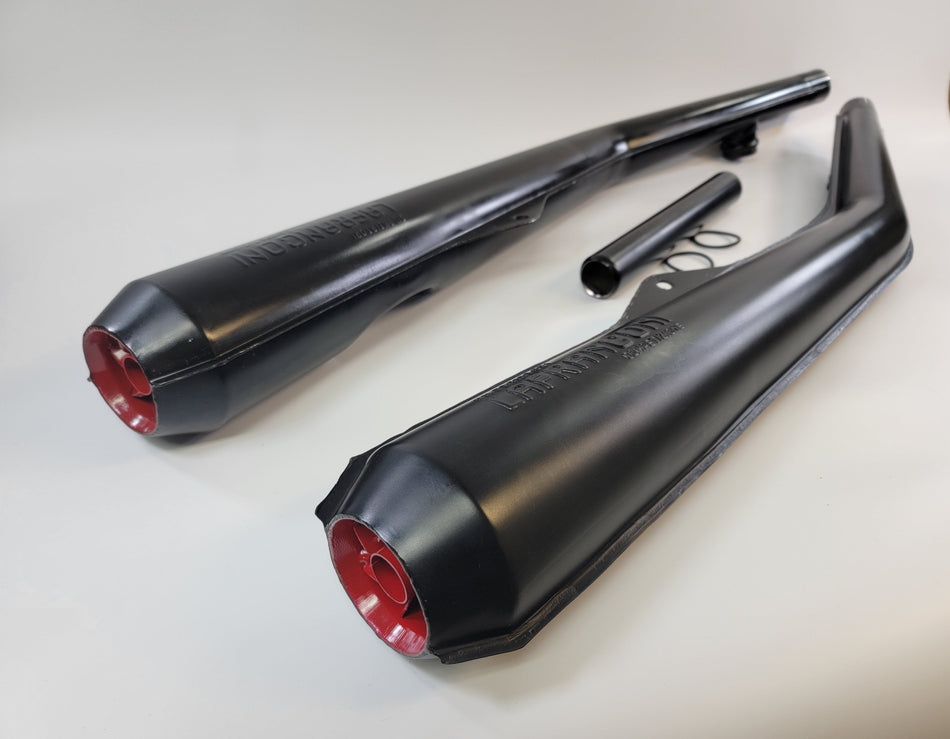 Lafranconi Competizione Muffler Set Black 40mm/38mm LeMans I, II 1145600