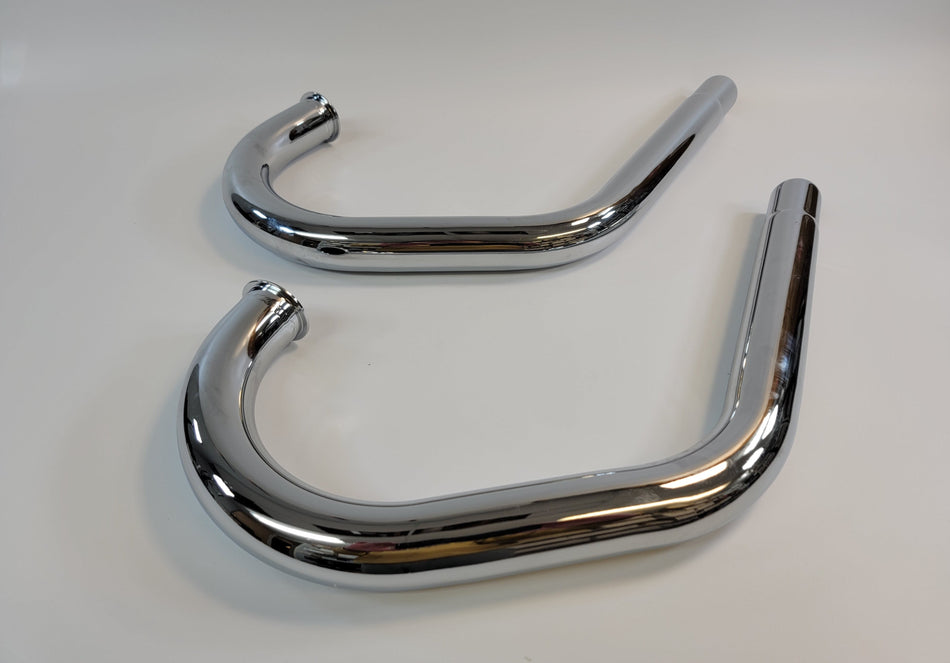 Moto Guzzi Chrome Exhaust Pipe Set 850T T3 Convert G5 Cal2 14120906/901