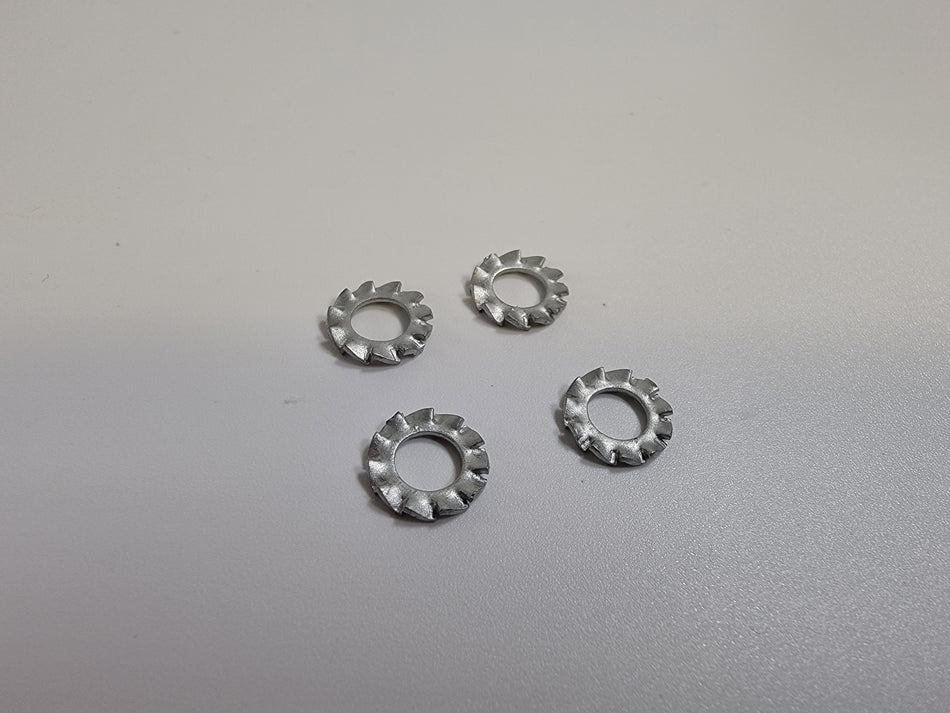 Moto Guzzi 5.3 x 10 x 1.8 mm Lock Washer 4-Piece Set 95021105