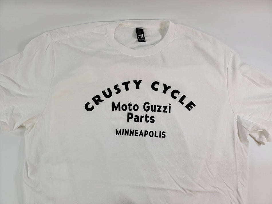 Crusty Cycle T-shirt White Size XXL