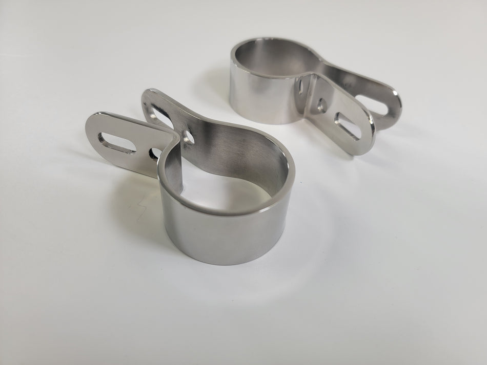 Moto Guzzi Ambassador Eldorado 850GT Exhaust Clamp Set Bracket 12122500