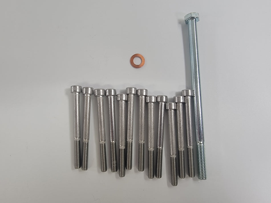 Moto Guzzi Stainless Bolt Set for Oil Pan 750 Breva, V7, etc. 200099030