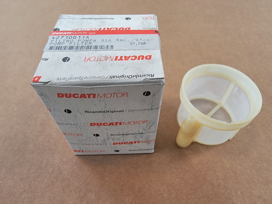 Ducati OEM Fuel Pump Filter - 907 i.e., 851 SP, 996 R, S, 998 R, etc. 42710011A