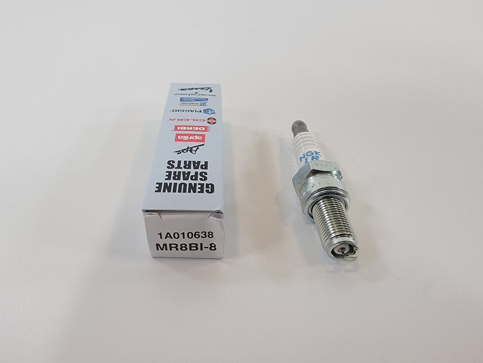 NGK MR8BI-8 Spark Plug OEM for Moto Guzzi V7 850 Special, Stone, V85 TT, V9, etc. 1A010638