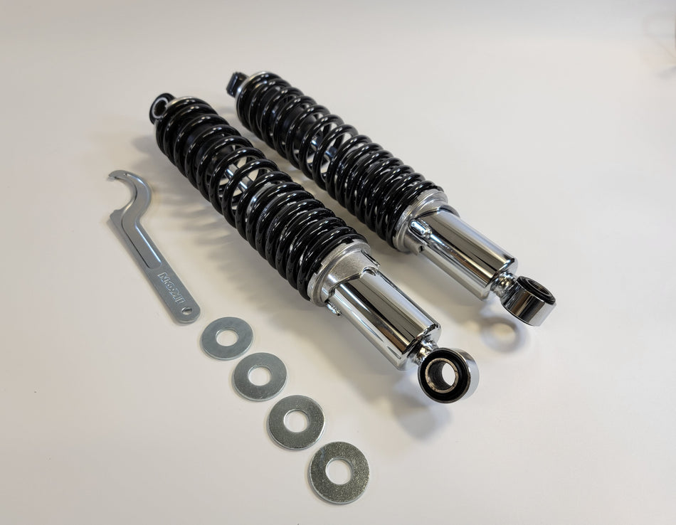 Ikon Basix 320mm Shock Absorbers for Moto Guzzi 850 T, T3, LeMans, V7 Sport, 1000SP, Eldorado, Ambassador, etc. 76-3004