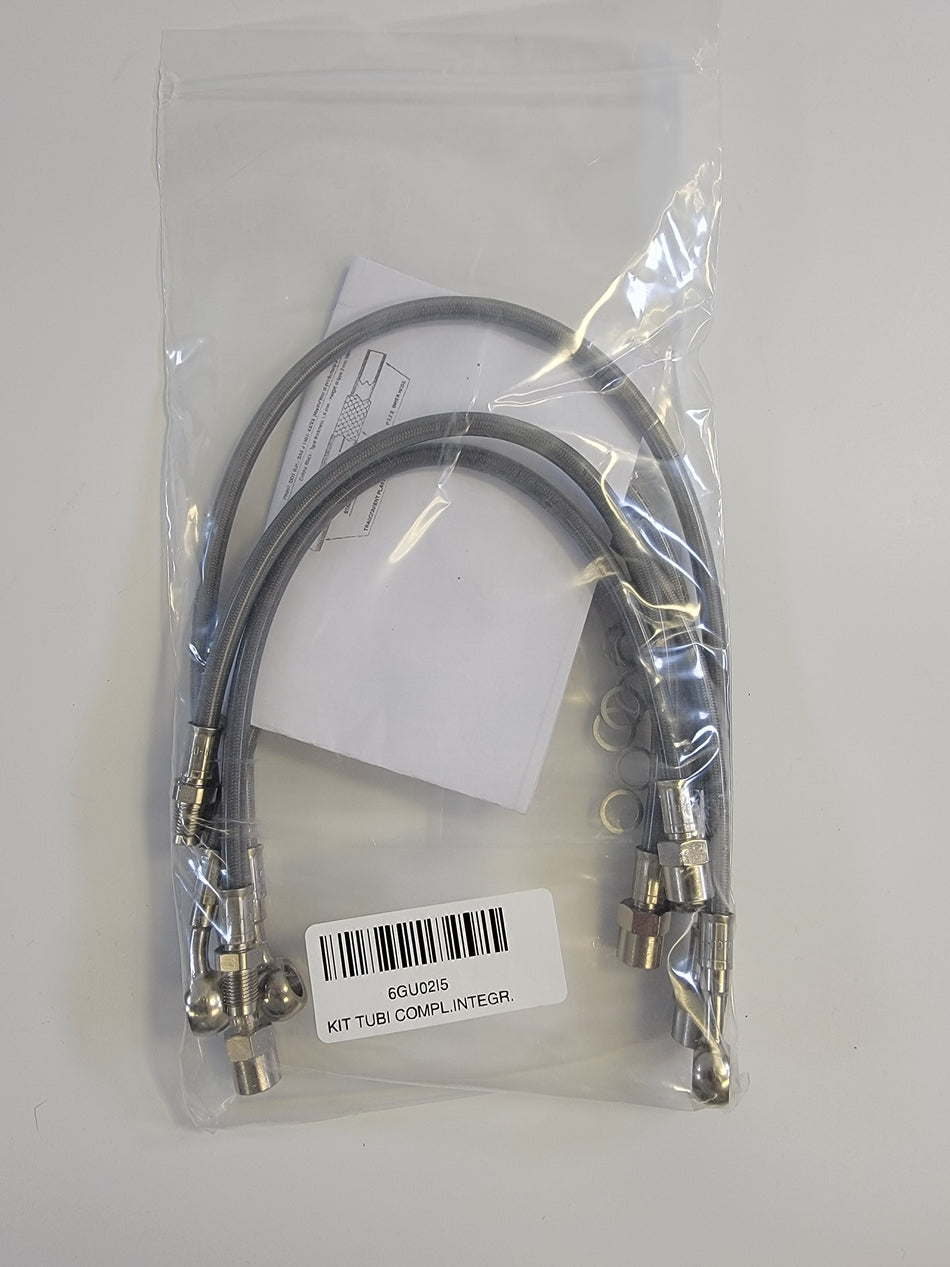 Moto Guzzi 850T3 Brembo Stainless Brake Line Hose Kit 1216000