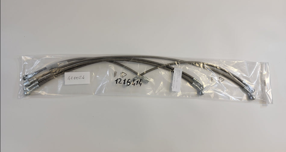 Moto Guzzi California 2 Tarozzi Stainless Brake Line Hose Kit 1215414