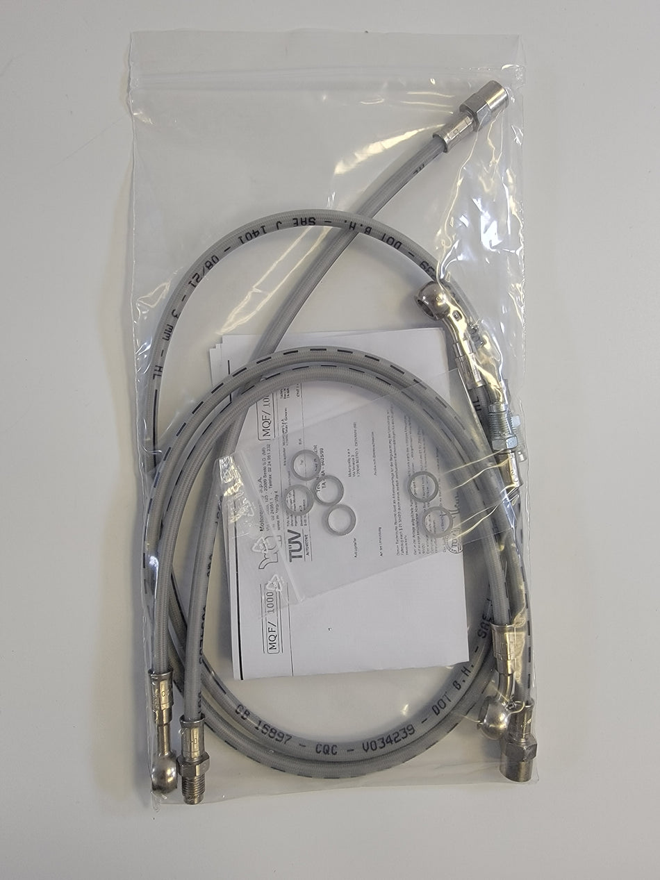 Moto Guzzi LeMans II, III Brembo Stainless Brake Line Hose Kit 1215700