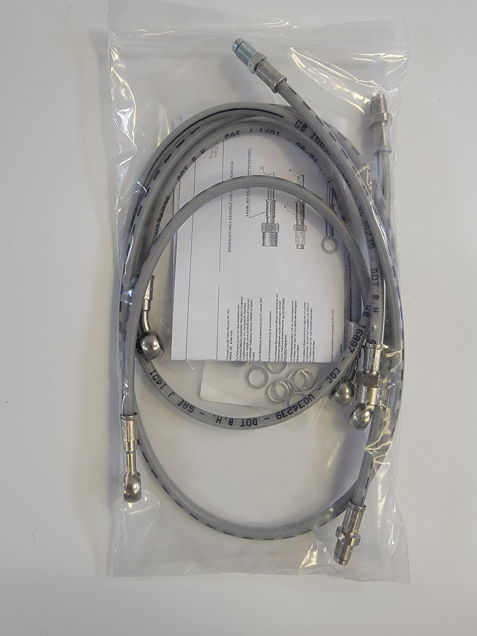 Moto Guzzi California III Brembo Stainless Brake Line Hose Kit 1215500