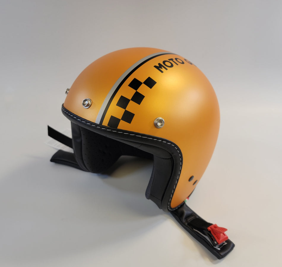 Moto Guzzi Helmet Chess Yellow L
