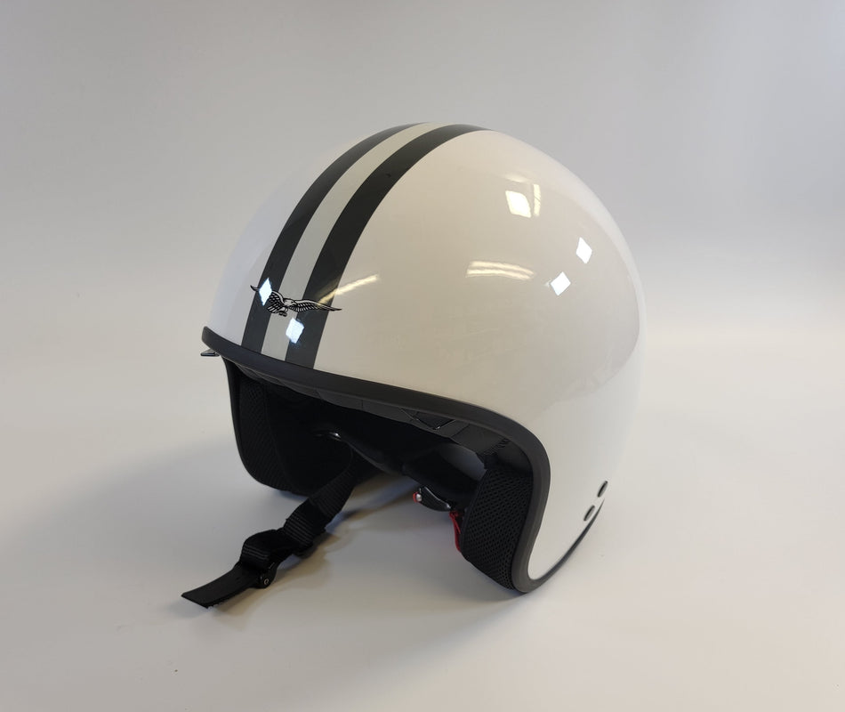 Moto Guzzi Helmet Stripes White L
