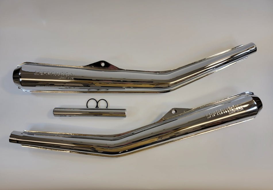 Lafranconi Competizione Muffler Set Chrome 40mm/38mm LeMans I, II