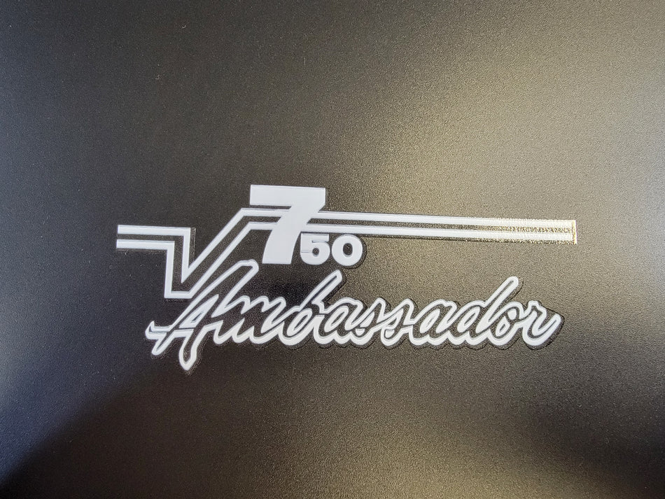 Moto Guzzi Ambassador Decal Transfer for Battery Cover