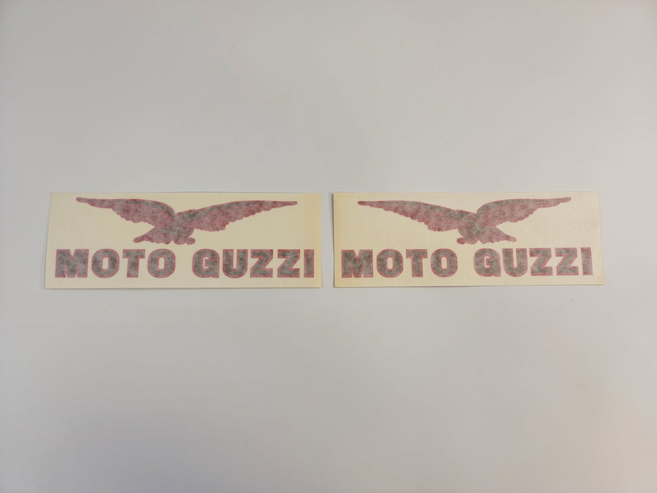 Moto Guzzi Decal Transfer Gas Tank Red and Gold California III, Nevada, Florida 29917853