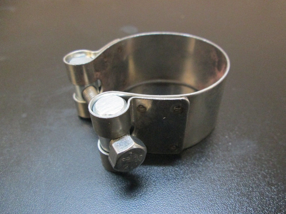 Moto Guzzi 44.5mm Stainless Muffler Clamp Most Tonti Frame Models 14123400