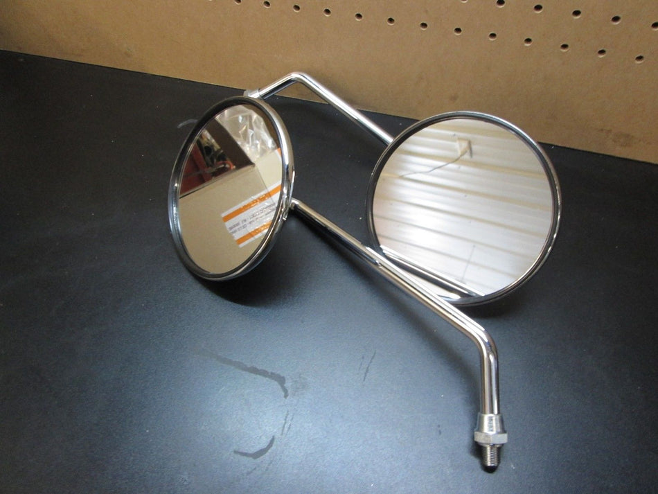 Moto Guzzi 5" Round Mirror Set T3 Convert Lemans G5 Eldorado Ambassador V700